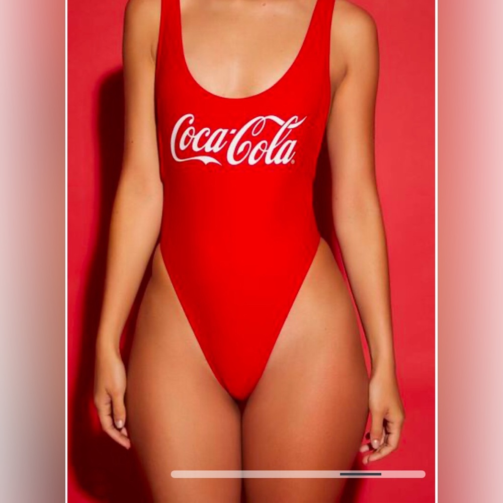 Coca-Cola One-Piece Swimsuit Size Large
